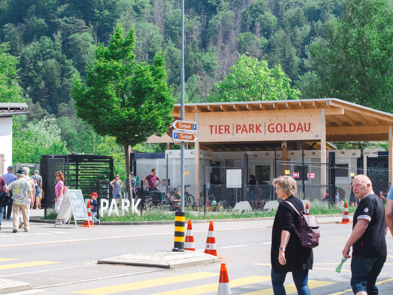 Eingang Tierpark Goldau