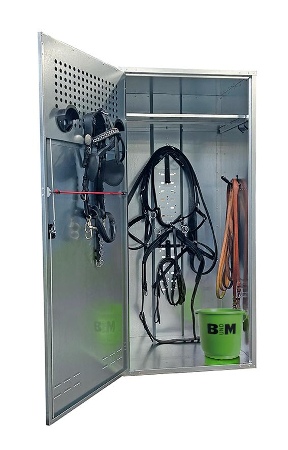 Armoire De Selle Grande Taille – 150x60x60 Cm, à Monter Soi-même, En Acier Galvanisé, 36,5 Kg - 3