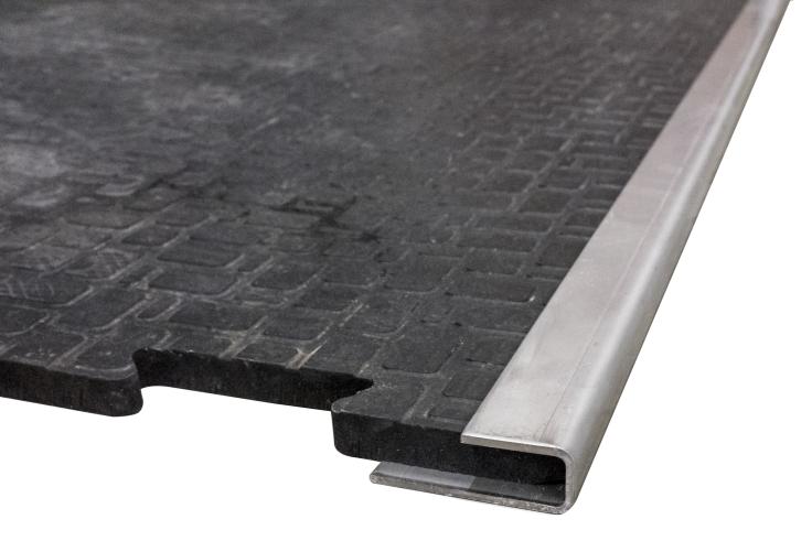 P18 R&b 18 mm U-Profil in Edelstahl für Belmondo P18 und Classic | B+M Agrotech